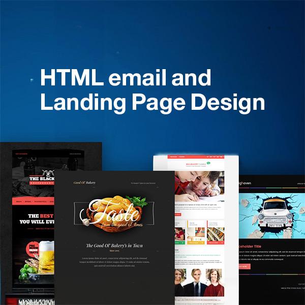 Email HTML and Landing Page (1 Email HTML + 1 Landing Page)